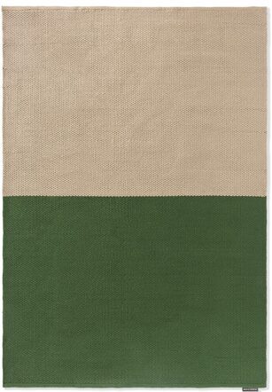 Hand-woven indoor/outdoor designer rug "Deck" Spring Green