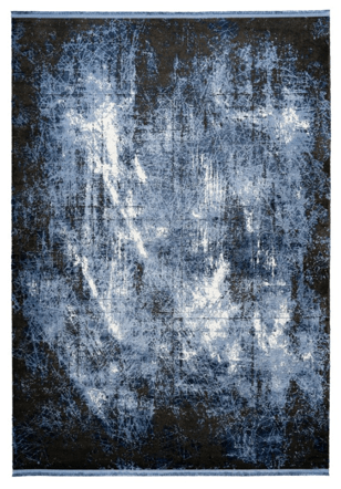High-quality designer rug "Elysee 904", blue