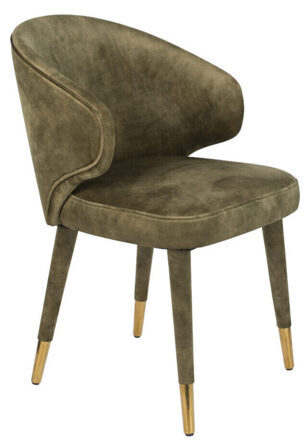 Design chair Lunar - Moss green
