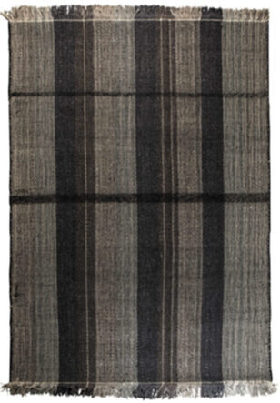 Handwoven wool rug Jazz Charcoal 160 x 230 cm