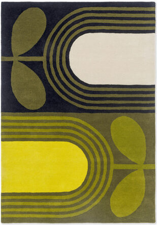 Designer rug "Strippet Tulip" - hand-tufted, made of 100% pure new wool