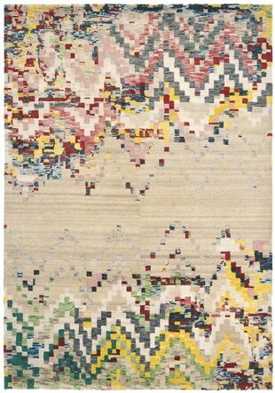 Hand-knotted designer carpet "Yeti Anapurna"