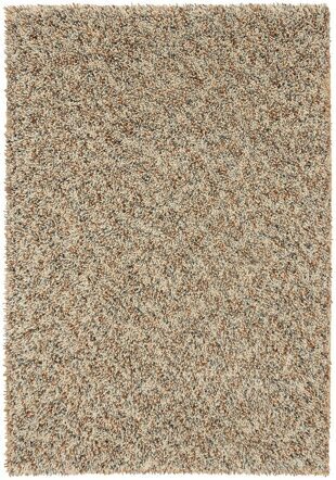 High-pile designer rug "Pop-Art" Beige - made of 100% pure new wool