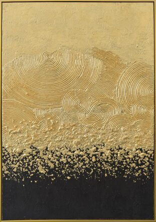 Peint à la main "golden dream" 82.5 x 122.5 cm
