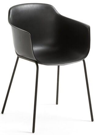 Bowl chair Kasumi - Black