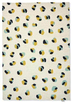 Designer Teppich „Leopard Dots“ - handgetuftet, aus 100% reiner Schurwolle