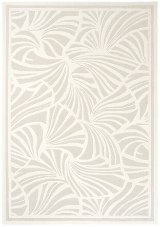 Designer rug "Japanese Fans " Ivory - hand-tufted, made of 100% pure new wool
