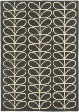 Designer rug "Linear Stem Slate" - hand-tufted, made of 100% pure new wool