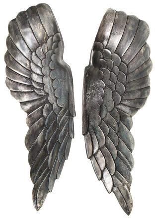 Imposantes Wandobjekt „Fallen Angel“ 65 cm