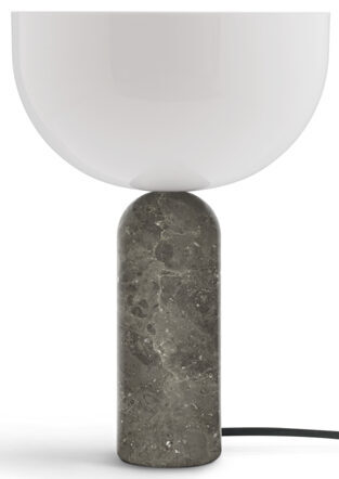 Noble table lamp "Kizu" Medium, with gray marble base