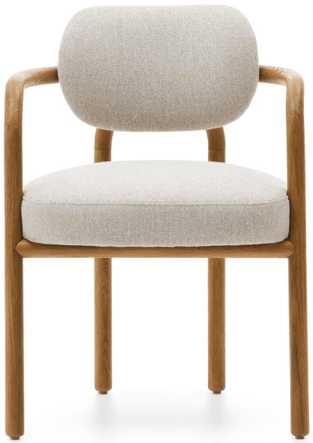 High-quality solid wood design chair "Melbourne" - natural oak