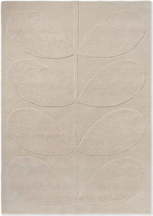 Designer rug "Solid Stem" Beige - hand-tufted, made of 100% pure new wool