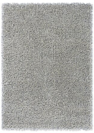 High-pile designer rug "Ray" Iron - made from 100% pure new wool