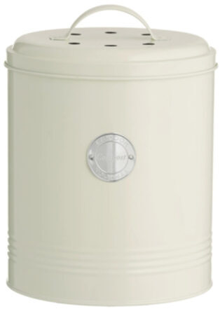 Kompostbehälter Living Collection 2.5 Liter - Creme