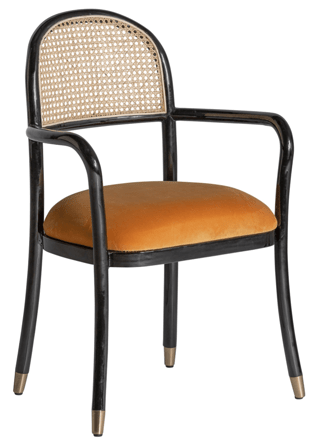 Design chair "Spoccia" with Viennese weave