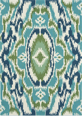 Ixora" indoor/outdoor designer rug