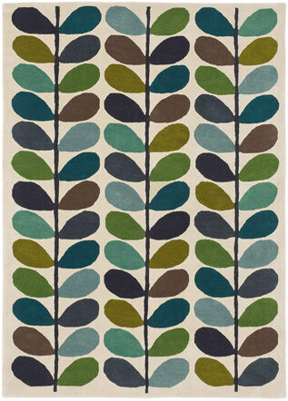 Designer rug "Multi Stem Kingfisher" - hand-tufted, made of 100% pure new wool
