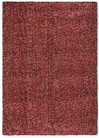 High-pile designer rug "Pop-Art" Red - made of 100% pure new wool