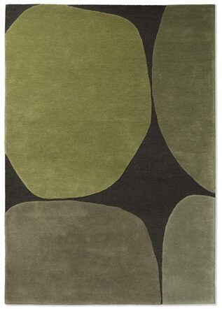 Designer rug "Decor Plateau" Moss - hand-tufted, made of 100% pure new wool