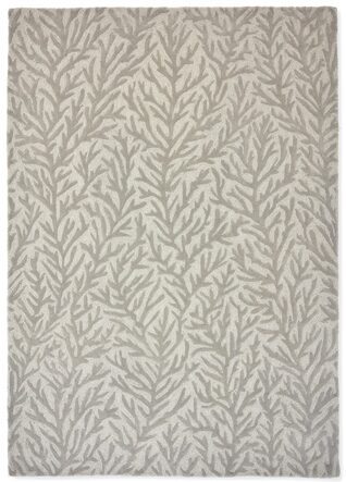 Designer rug "Atoll" Hempseed/Shell - hand-tufted, made of 100% pure new wool