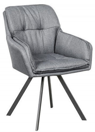 Swivel design chair "Lounger" Grey