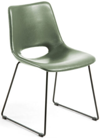 Design-Stuhl Sahara - Kunstleder Grün