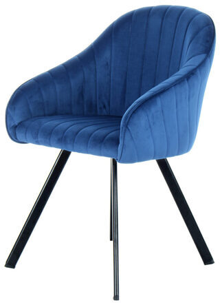 Billy Chair, Set of 2 - Dark Blue