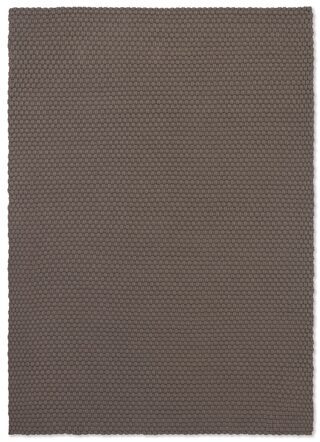 Hand-woven indoor/outdoor designer rug "Lace" gray/taupe