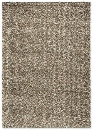High-pile designer rug "Pop-Art" Mustard - made of 100% pure new wool
