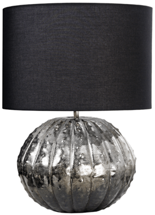 Elegant table lamp "Abstract" Ø 38 x 50 cm - silver