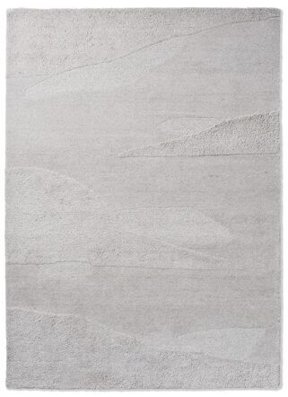 Designer Teppich „Decor Scape“ Natural Grey - handgetuftet, aus 100% reiner Schurwolle