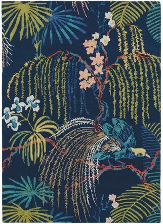Designer rug "Rain Forest Tropical" - hand-tufted