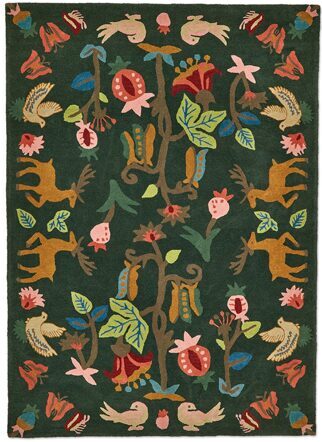 Designer Teppich „Forest of Dean“ - handgetuftet, aus 100% reiner Schurwolle