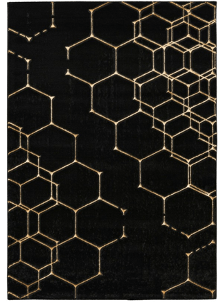 Design Teppich „Marmaris 405“ - Schwarz