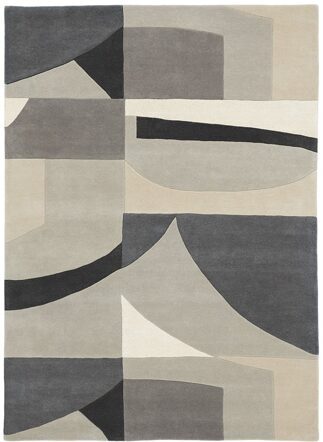 Designer rug "Bodega" Stone - hand-tufted, made of 100% pure new wool