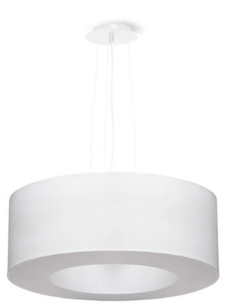 Modern chandelier "Saturno L" - White
