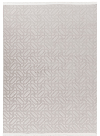 Waschbarer Design Teppich „Damla 210“ - Light Grey