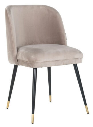 Design chair "Alicia" - dark beige