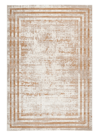 High-quality designer rug "Paris 502", beige
