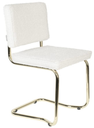 Chaise design Teddy Kink White