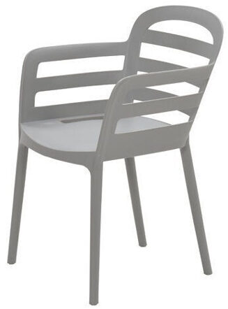 Stackable garden chair "Forma" - Light gray