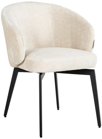 Chaise design "Amphora" - blanc chenille