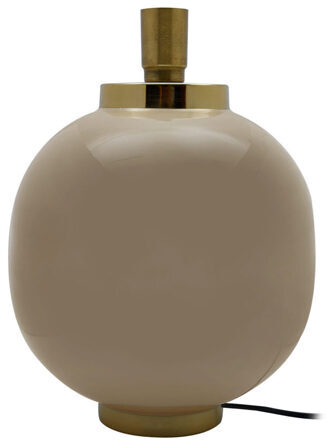 Tischlampe Colins - Taupe/Gold
