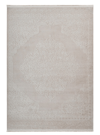High-quality designer rug "Triomphe 500", beige