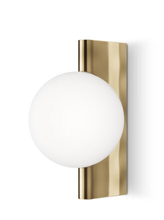 Stylish wall lamp "Avant-garde" 30 x 21.5 cm - gold