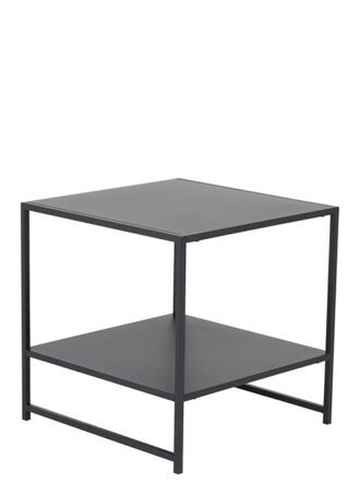 Table d'appoint "Staal" 50 x 50 cm - Noir