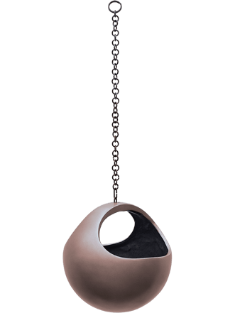 Hanging flower pot "Gradient Basket" Ø 21 cm - Coffee Matt