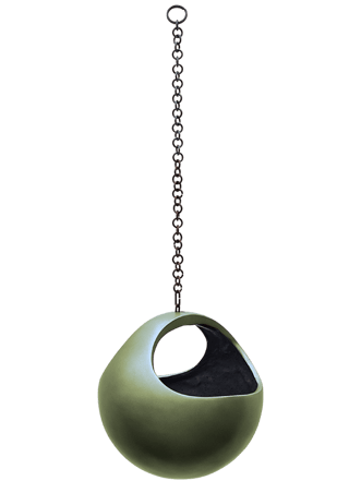 Hanging flower pot "Gradient Basket" Ø 21 cm - Forest Matt