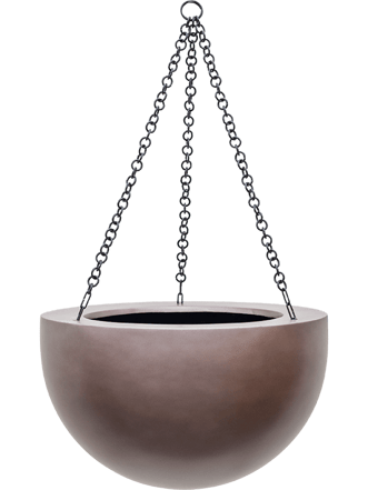 Hanging flower pot "Gradient Bowl" Ø 33 cm - Coffee Matt
