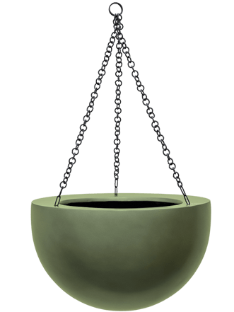 Hanging flower pot "Gradient Bowl" Ø 33 cm - Forest Matt